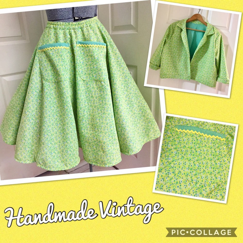 🆕 RETRO skirt SET! 💚